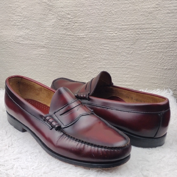 Bass Weejuns Heel Bass Weejun Women Penny Navy Loafers Royalcheese Paris